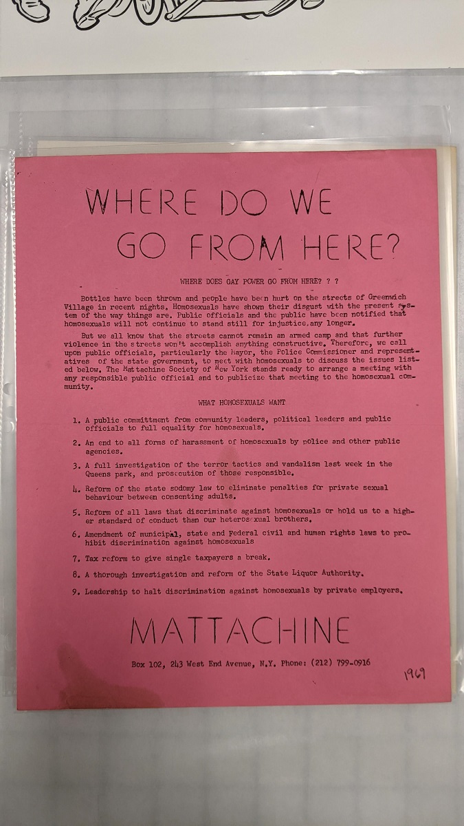 Pink page with text