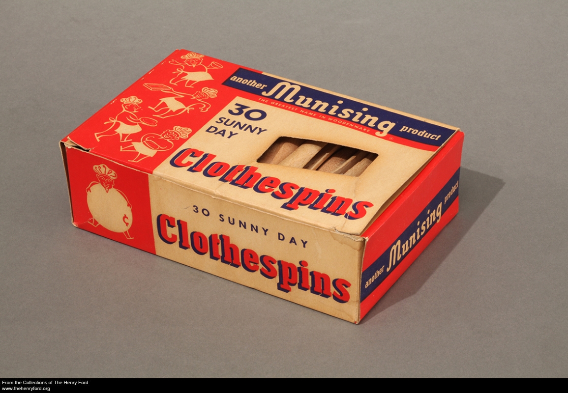Munising Clothespins from The Henry Ford