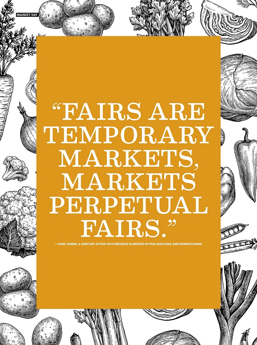 Graphic with text and images of vegetables
