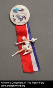skater 1960 Winter Olympic Games Lapel Ribbon
