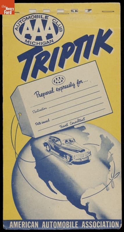 TripTik Map for Detroit, Michigan to Fort Lauderdale, Florida, 1951-1952 TripTik Map for Detroit, Michigan to Fort Lauderdale, Florida, 1951-1952