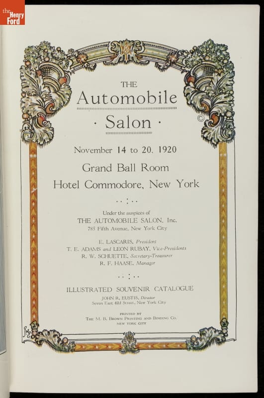 Page with decorative pattern around edge; contains text