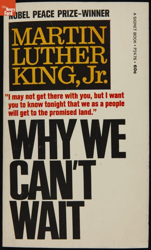 Book cover with text