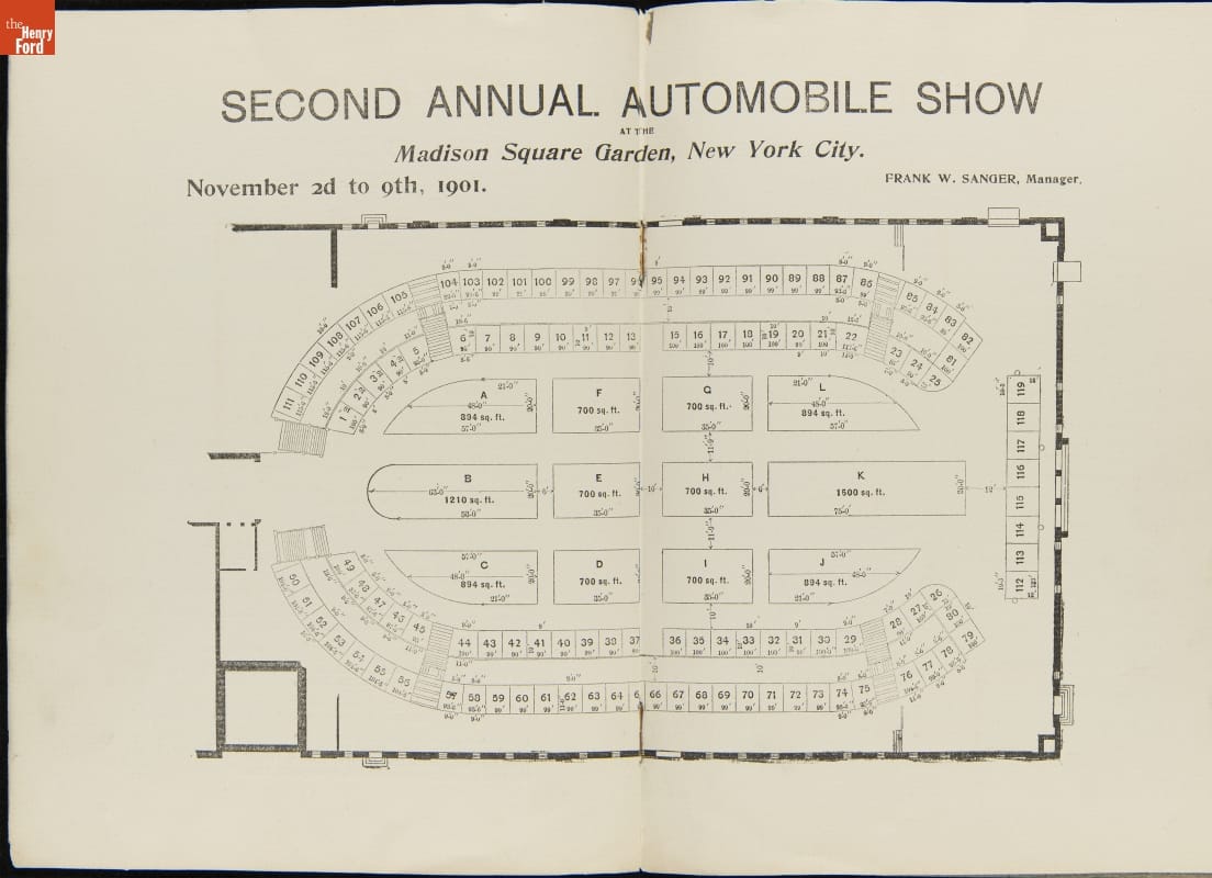 Floor show diagram; contains text