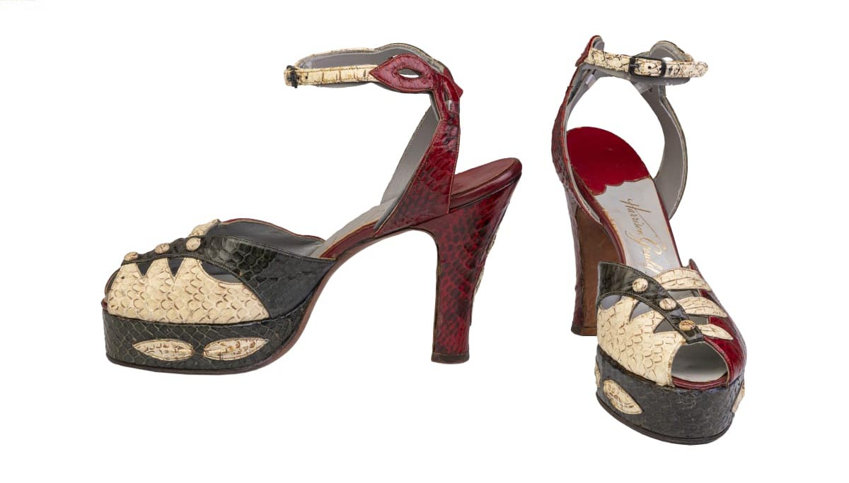 Women's Platform Shoes, 1945-1950 Women's Platform Shoes, 1945-1950