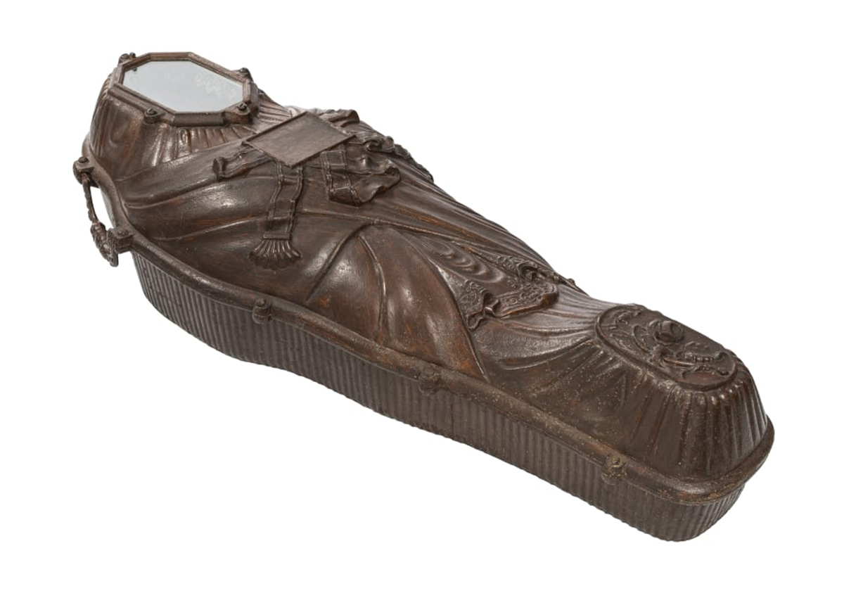 Mummiform Iron Coffin