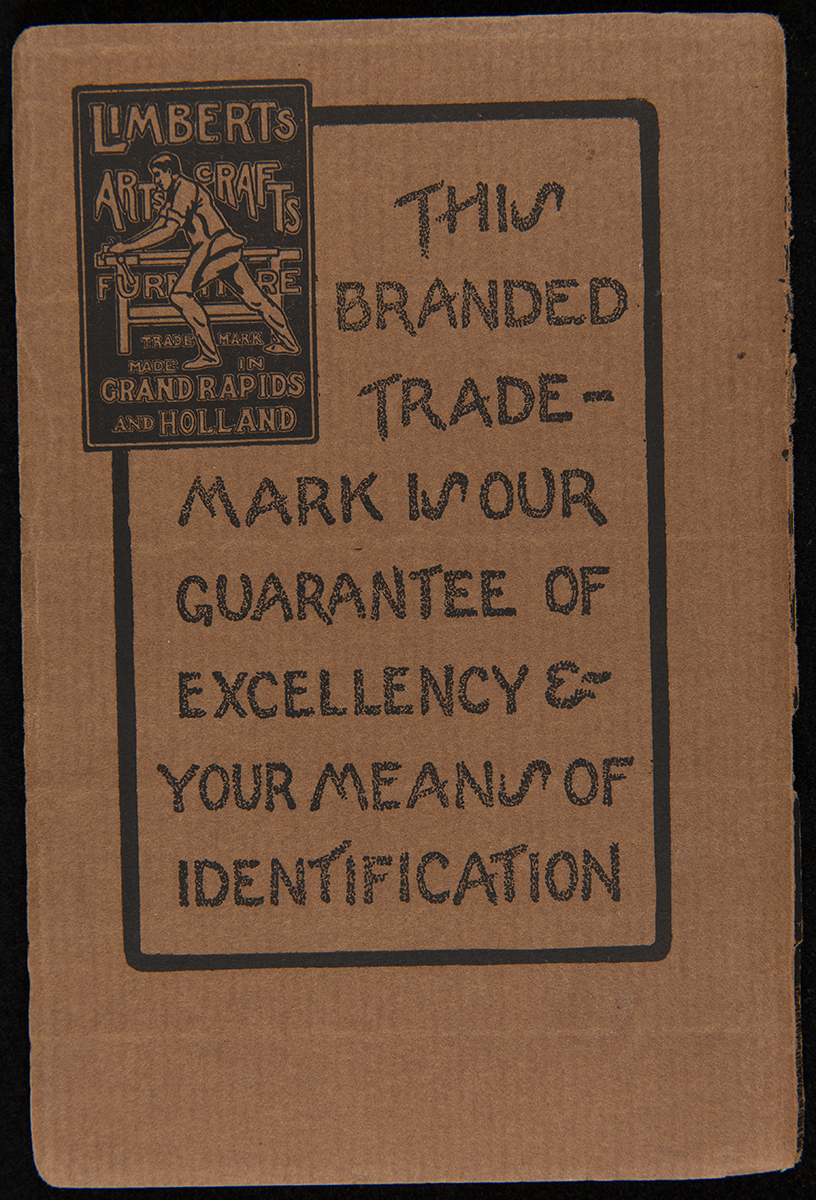 Page with text and small image of furniture craftsman at top left