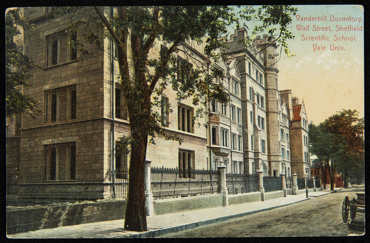 Row of buildings along street