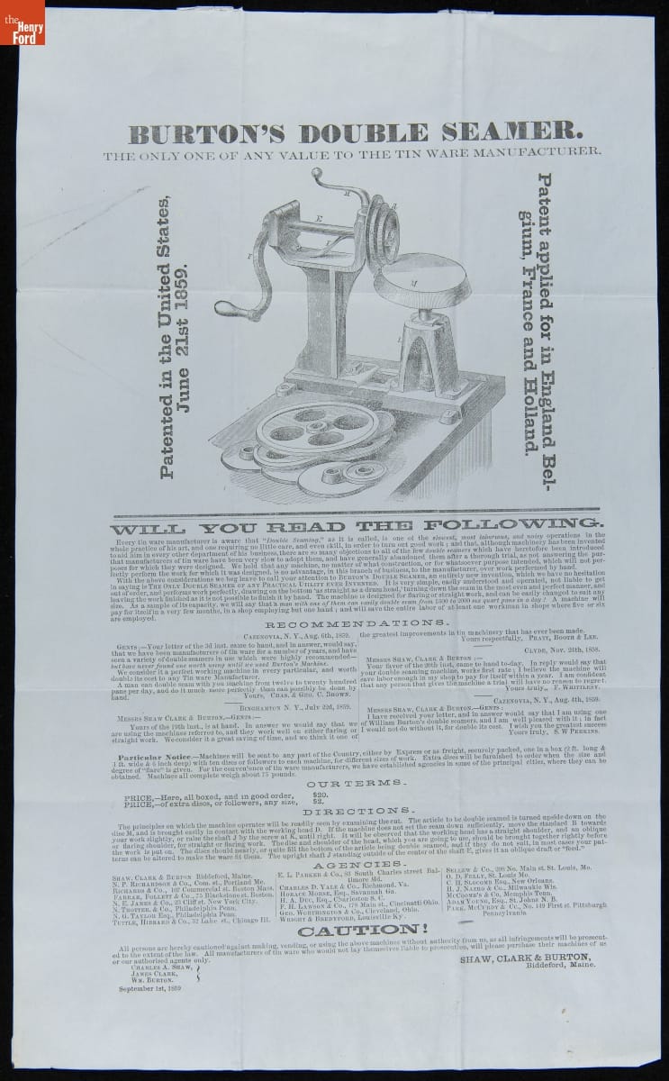 Shaw, Clark & Burton Trade Literature, Shaw, Clark & Burton Trade Literature,