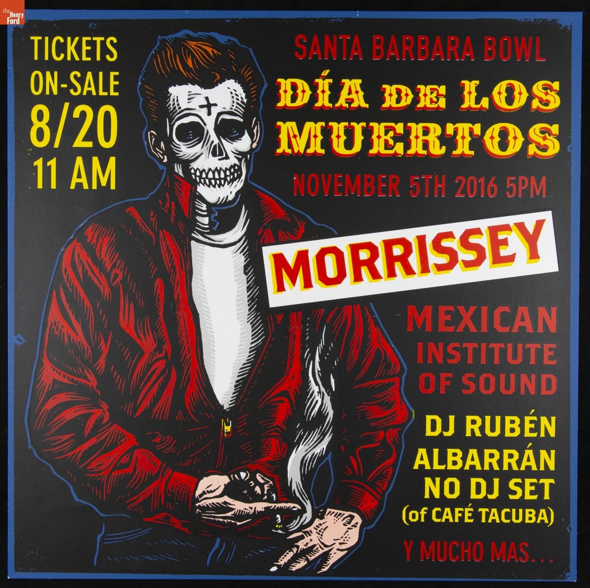 thf627984 Santa Barbara Bowl Dia de Los Muertos Poster, November 26, 2016
