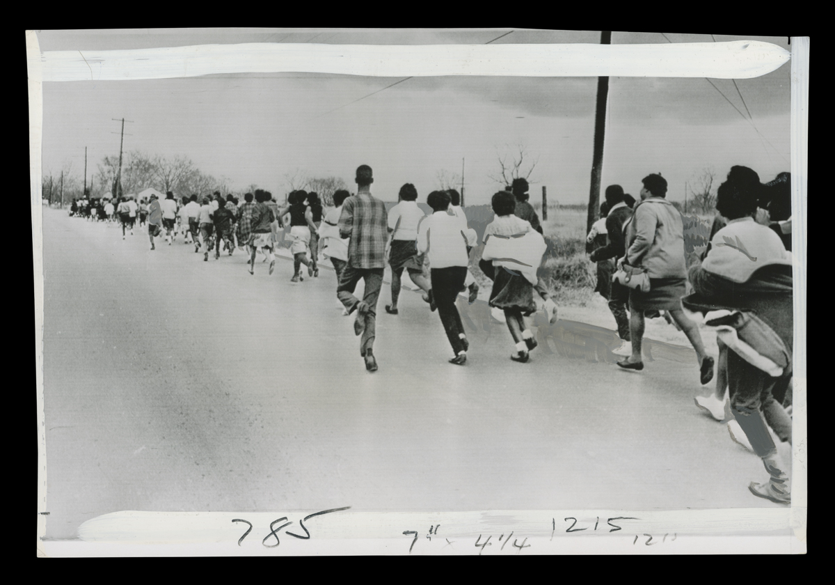 Marchers in Montgomery, Alabama,